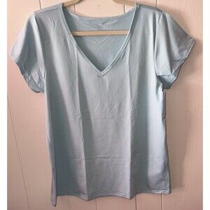 Eleven by Venus Williams Match Point Short Sleeve Crystal Blue Women’s Size L